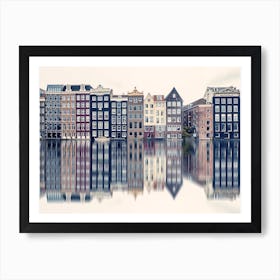 Damrak Reflection Art Print