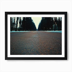 Empty Road Art Print