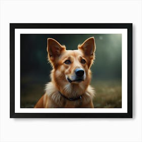 Portrait Of A Dog 2 Art Print