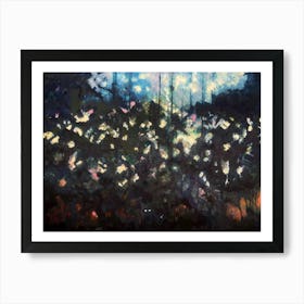 Fear in Delamere Forest Art Print