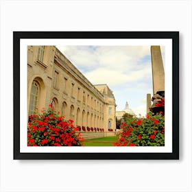 Garden Outside The Cardiff City Hall Palace Art Print