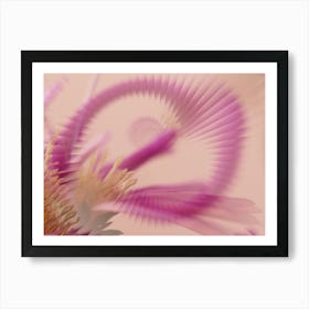 Abstract Floral Pattern Pink 1 Affiche