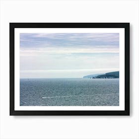 Bournemouth Speedboat (2014) Art Print