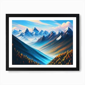 Mountain Landscape 32 Art Print