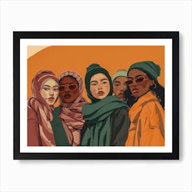 Muslim Women 3 Art Print