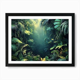 3d Nature Wall Art Print