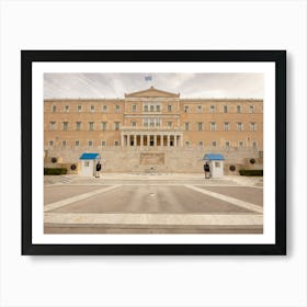 Greek Parliament Building in Athens Art Print