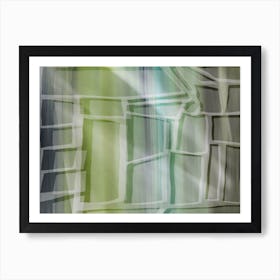 Green Shop Interior Art Print