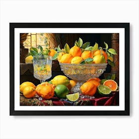 Oranges And Lemons Art Print