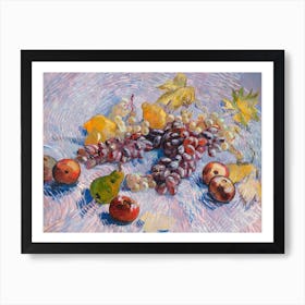 Grapes, Lemons, Pears, And Apples, Vincent Van Gogh Art Print