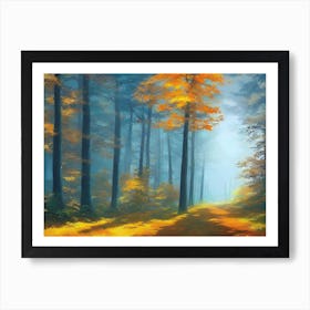 Autumn Forest 27 Art Print