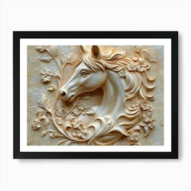 Horse Head 2 Art Print