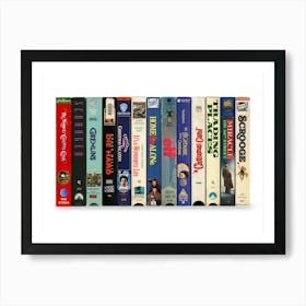 Classic Christmas Films - Vintage VHS Poster Art Print