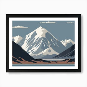 Mountains Of New Zealand Art Print