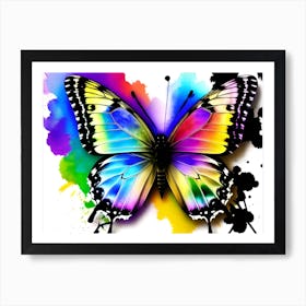 Butterfly Painting 7 Art Print