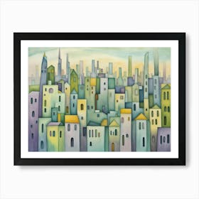 Cityscape 8 Art Print