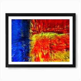 Acrylic Extruded Painting 119 Art Print