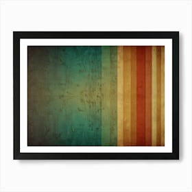 Striped Background Art Print