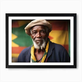 Jamaican Man 09 Art Print