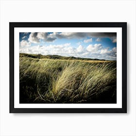 Waving grass in the Dunes // The Netherlands // Travel Photography Art Print