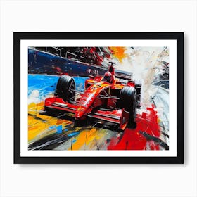 Grand Prix Racing - Indy Race Car Art Print