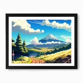 Anime Landscape Art Print