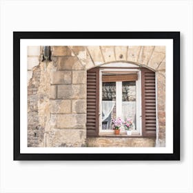 Windows In Florence Italy Art Print