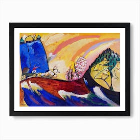 Painting With Troika, Wassily Kandinsky Art Print