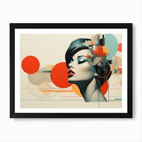 Vintage Vibes 80s Diva Art Print