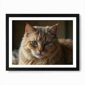 Portrait Of A Cat 6 Art Print