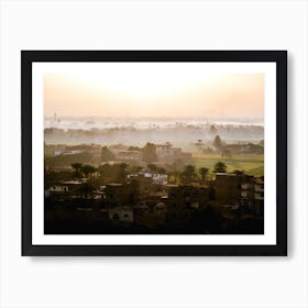 Sunrise in Luxor, Egypt 4:3 Art Print