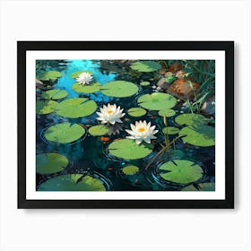 Water Lilies 1 Art Print