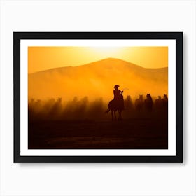 Chasing The Jades! Art Print