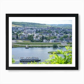 Mosel Panorama In Trier Art Print