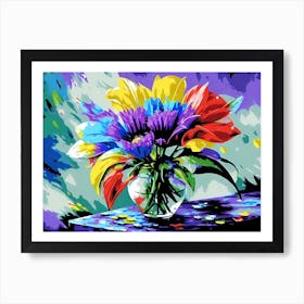 Flowers In A Vase Art Print