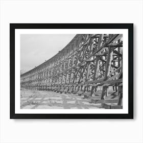 Wooden Trestle For Railroad, Cowlitz County, Washington By Russell Lee Art Print