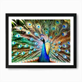 Peacock 2 Art Print