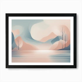 Abstract Landscape 5 Art Print