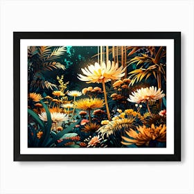 Night In The Garden Art Print