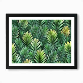 Tropical Leaves 27 Art Print