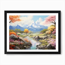 Mountain Stream Art Print