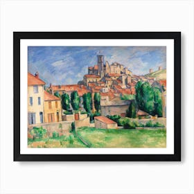 Gardanne Landscape, Paul Cézanne Art Print