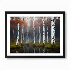 Birch Trees 45 Art Print