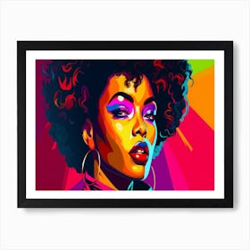 Afro Pop Art Art Print