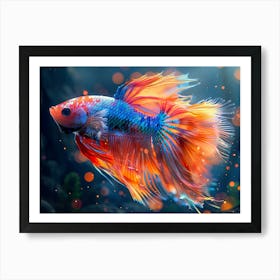 Siamese Catfish 2 Art Print