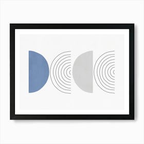 Abstract Art - Bl02 Art Print