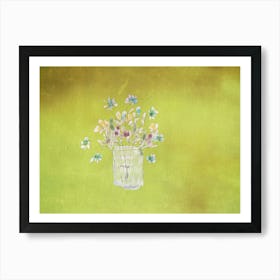 Flowers In A Vase 2 Art Print