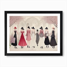 London Fashion Week Art Print