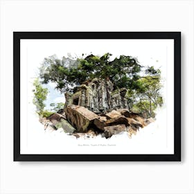 Beng Mealea, Temples Of Angkor, Cambodia Art Print