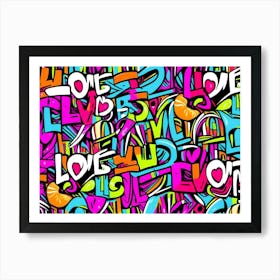 Letters Art Print